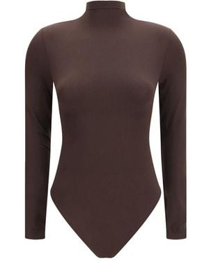 Wolford Brown Polyamide Bodysuit
