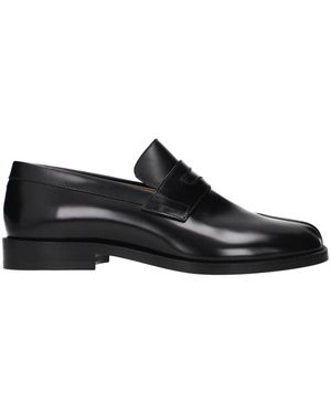 Maison Margiela Black Leather Slip