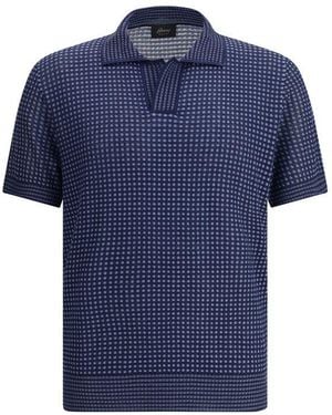 Brioni Polo Shirts - Blue