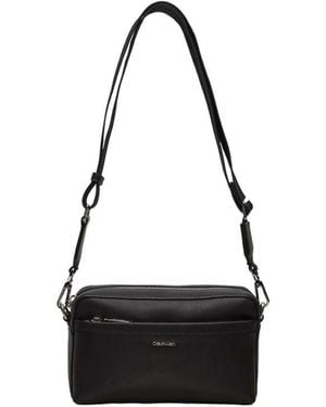 Calvin Klein Black Recycled Polyester Handbag