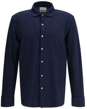 Brooksfield Cotton Shirt - Blue