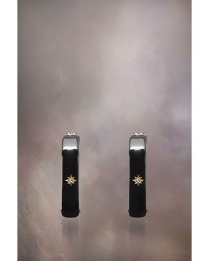 Maison Margiela Bronze Fibers Earrings - Gray