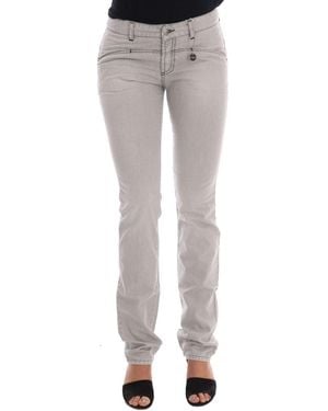 CoSTUME NATIONAL Grey Wash Cotton Slim Jeans