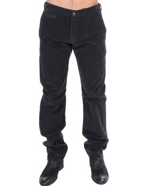 Gianfranco Ferré Elegant Cotton Corduroy Pants - Blue