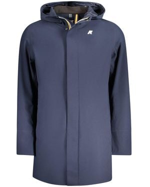 K-Way Blue Polyester Men's Jacket - L