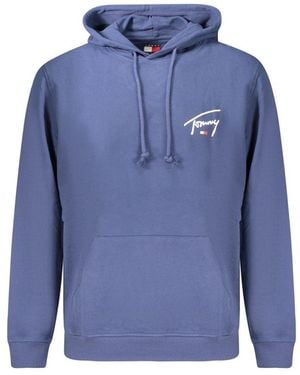 Tommy Hilfiger Blue Cotton Sweatshirt