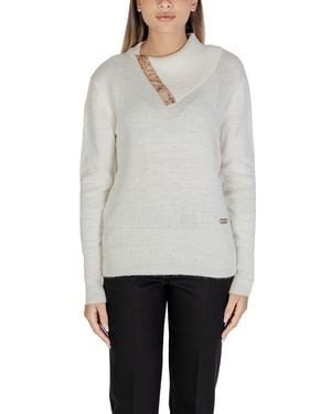 Alviero Martini 1A Classe White Viscose Sweater - Gray