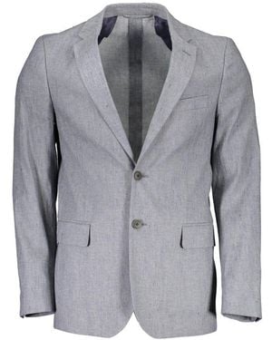 GANT Cotton Blazer - Grey