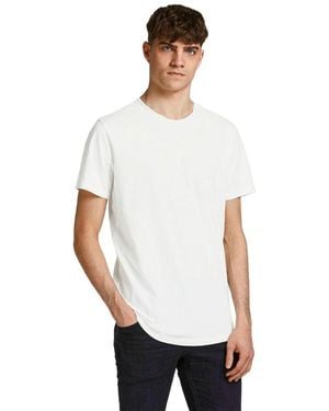 Jack & Jones Cream Organic Cotton T - White