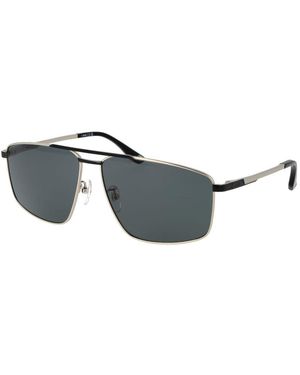 BMW Silver Titanium Sunglasses - Grey