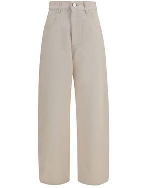 Rohe Beige Cotton Straight - Grey