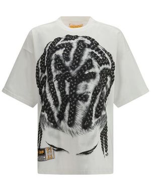 PDF CHANNEL White Cotton T - Grey