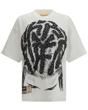 PDF CHANNEL White Cotton T - Grey