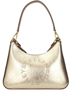 Stella McCartney Leather Shoulder Bag - Natural