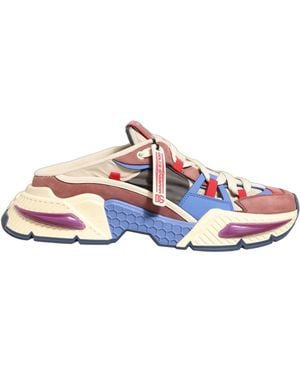 Dolce & Gabbana Multicolour Low Top Airmaster Trainers Shoes - White