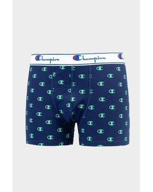 Champion Blue Cotton Boxers