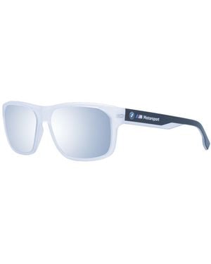BMW White Plastic Sunglasses - Blue