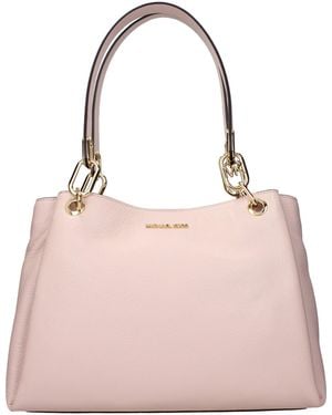 Michael Kors Pink Leather Shoulder Bags