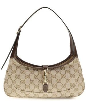 Gucci Beige Fabric Shoulder Bag - Metallic