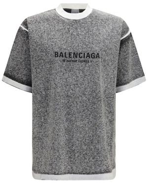 Balenciaga Grey Cotton T
