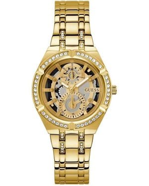 Guess Gold Stainless Steel Watch - Metallic