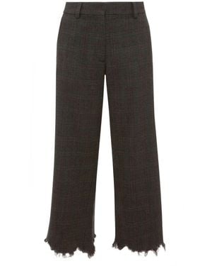 JW Anderson Jwanderson Distressed-Effect Straight-Leg Pants - Black
