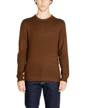 Antony Morato Brown Viscose Sweatshirt