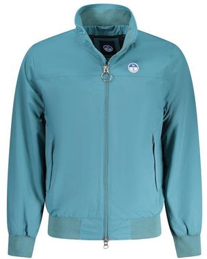 North Sails Classic Bomber Jacket Water Resistant - Blue
