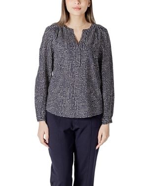 Street One Blue Viscose Shirt - Gray
