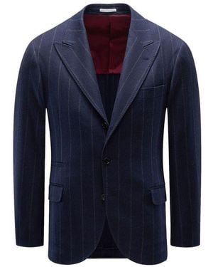 Brunello Cucinelli Blazers - Blue