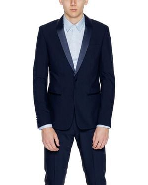 Antony Morato Polyester Blazer - Blue