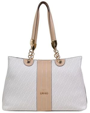 Liu Jo White Polyethylene Handbag