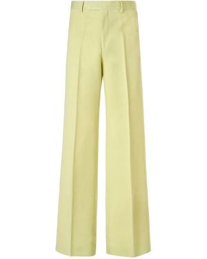 Gucci Wide Leg Pants - Yellow