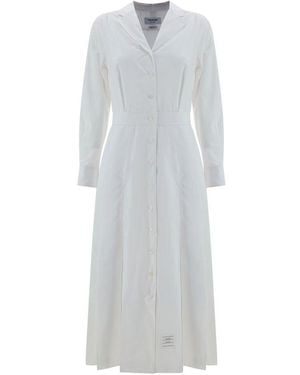 Thom Browne Shirt Dress - Grey