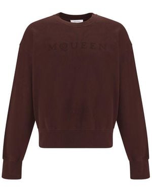 McQueen Crewneck Sweatshirt - Purple