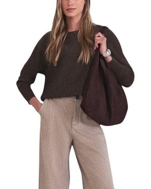 Street One Brown Viscose Sweatshirt