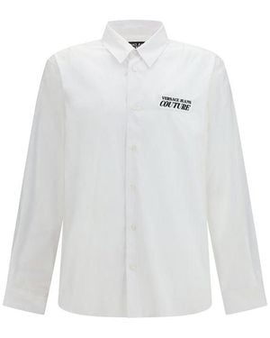 Versace Jeans Couture White Cotton Shirt