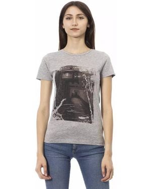 TRUSSARDI ACTION Grey Cotton T