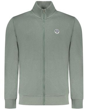 North Sails Verde Cotton Men Sweatshirt - Green
