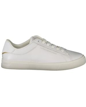 Tommy Hilfiger Leather Trainers Fw0Fw04226 - Grey