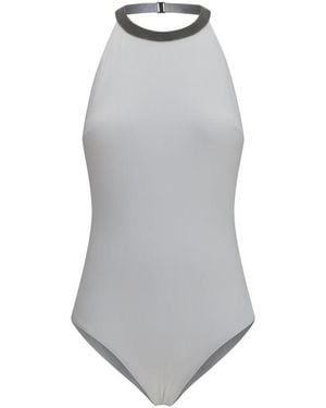 Brunello Cucinelli White Polyamide One - Gray