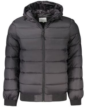 Pepe Jeans Black Polyamide Jackets & Coat - Grey