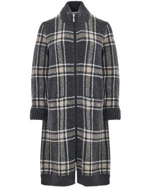 Gran Sasso Grey Wool Robe