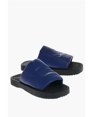 Burberry Leather Slip - Blue