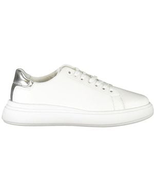 Calvin Klein Zena Platform Trainer Kw0Kw00326 - White