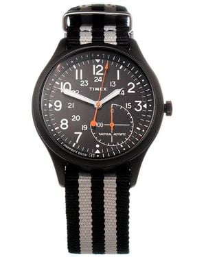 Timex Multicolor Nylon Sport Watch - Black