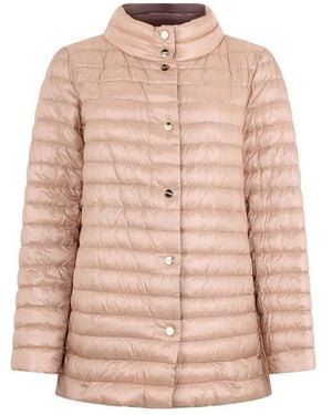 Herno Multicolor Polyamide Coat - Pink