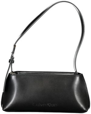 Calvin Klein Polyester Handbag - Black