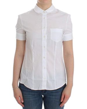 John Galliano Cotton Shirt White Sig12559