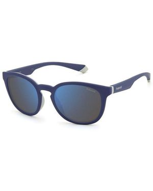 Polaroid Gray Resin Sunglasses - Blue